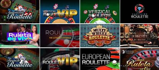 Juegos de ruleta en Versus Casino